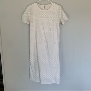 BOHME white eyelet dress